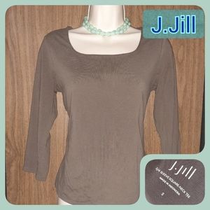 J.JILL 3/4 sleeve top